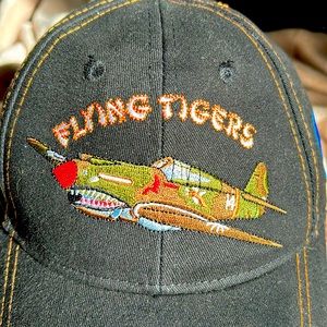 Never Worn! Flying Tiger Historical Organization Founders Hat- Black, OS